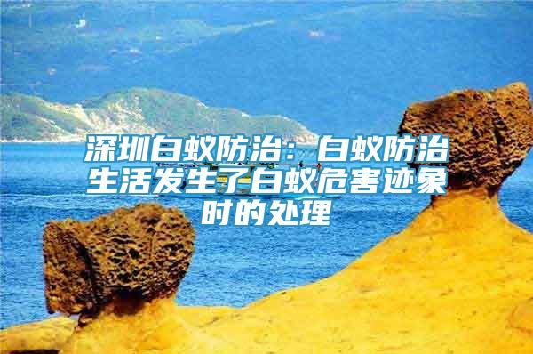 深圳白蚁防治：白蚁防治生活发生了白蚁危害迹象时的处理