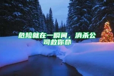 危险就在一瞬间，消杀公司救你命